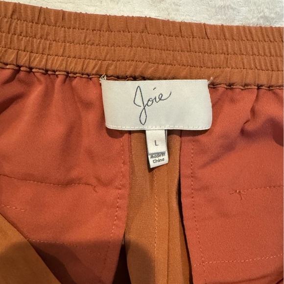 Joie Zinga Silk High Rise Wide Leg Vintage Wash Pull On Pants - Picture 4 of 7